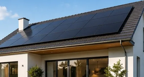 Installation de panneaux solaires sur toiture